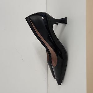 Hispanitas Black Leather Heels